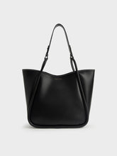 Charles & Ke*th - Tubular Slouchy Tote Bag - Black (AD-Sep)