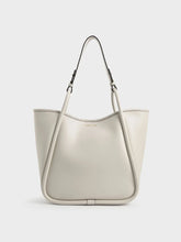 Charles & Ke*th - Lyla Tubular Slouchy Tote Bag - Cream