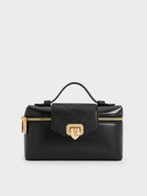 Charles & Ke*th - Arwen Top Handle Vanity Bag - Black