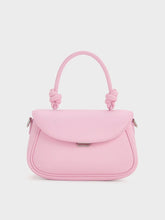 Charles & Ke*th - Sammie Knotted-Handle Front-Flap Bag - Bubble Gum Pink