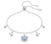 Swar*vski - Magic bracelet Snowflake, Blue, Rhodium plated - 5734244