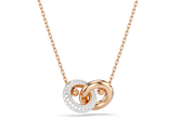 Swar*vski - Dextera pendant Round cut, White, Rose gold-tone plated - 5738200