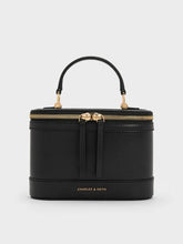 Charles & Ke*th - Enola Top Handle Vanity Bag - Black