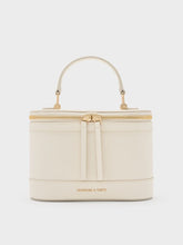 Charles & Ke*th - Enola Top Handle Vanity Bag - Cream
