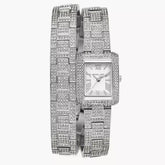 Michael K*rs - Emery Pave Double Wrap Crystals Dial Watch - MK4836