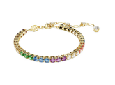 Swar*vski - Matrix Tennis bracelet Round cut, Multicolored - 5685691