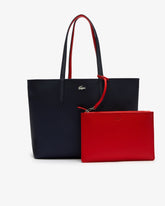 Lacost* - Anna Reversible Tote with Pouch - Black/Red (AD-Sep)
