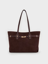 Charles & Ke*th - Arlet Double-Handle Belted Tote Bag - Espresso Brown