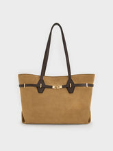 Charles & Ke*th - Arlet Double-Handle Belted Tote Bag - Sahara Sand