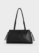 Charles & Ke*th - Noane Elongated-Handle Shoulder Bag - Noir