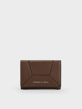Charles & Ke*th - Nasrin Geometric Wallet - Dark Brown