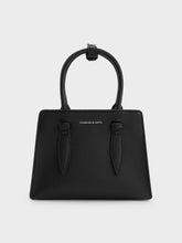 Charles & Ke*th - Allyn Structured Trapeze Tote Bag - Black