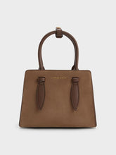 Charles & Ke*th - Allyn Structured Trapeze Tote Bag - Mocha Brown