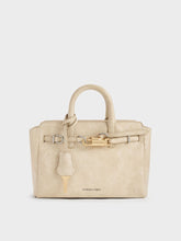 Charles & Ke*th - Mini Delfina Belted Tote Bag - Sand