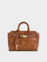 Charles & Ke*th - Mini Delfina Belted Tote Bag - Distressed Tan
