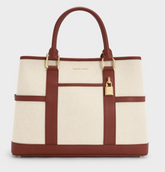 Charles & Ke*th -Scottie Tote Bag - Brick