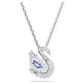 Swar*vski -Swan pendant Mixed cuts, Swan, Blue-5723389