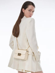 Charles & Ke*th - Alva Quilted Chain-Handle Bag - Cream