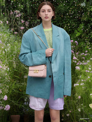 Charles & Ke*th - Alva Quilted Chain-Handle Bag - Light Pink