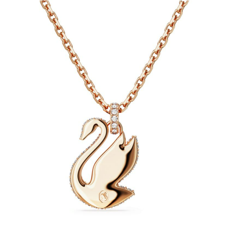 Swar*vski - Iconic Swan pendant Swan, Medium, Red, Gold-tone plated - (5647871)