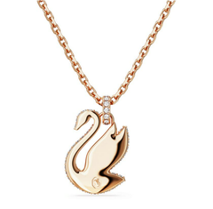Swar*vski - Iconic Swan pendant Swan, Medium, Red, Gold-tone plated - (5647871)