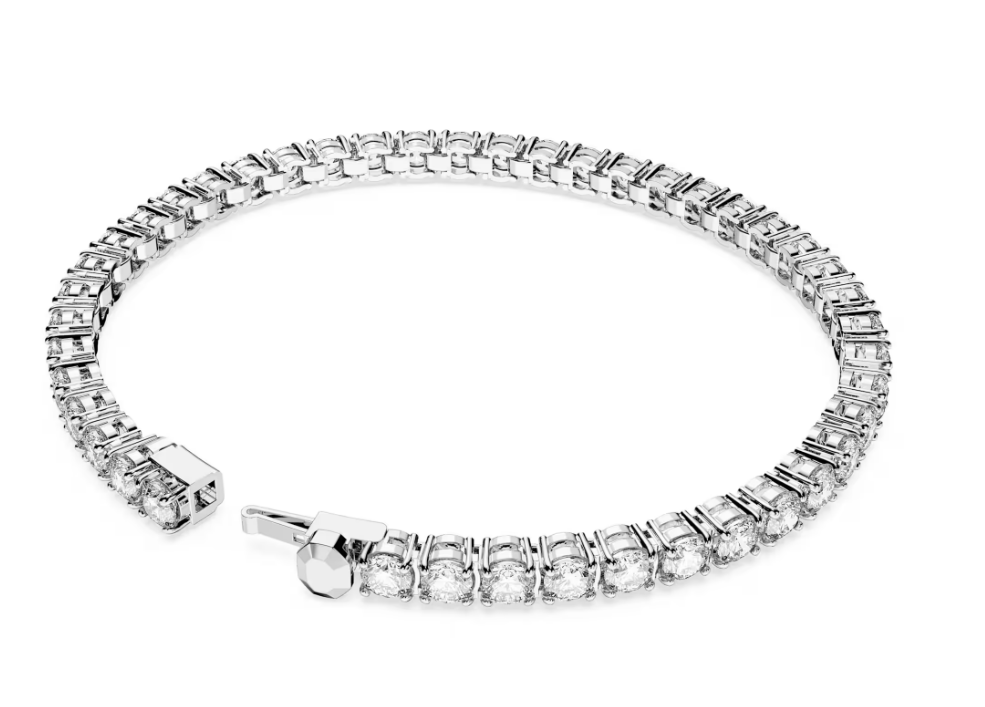Swar*vski - Matrix Tennis bracelet - Round Cuts - 5648937