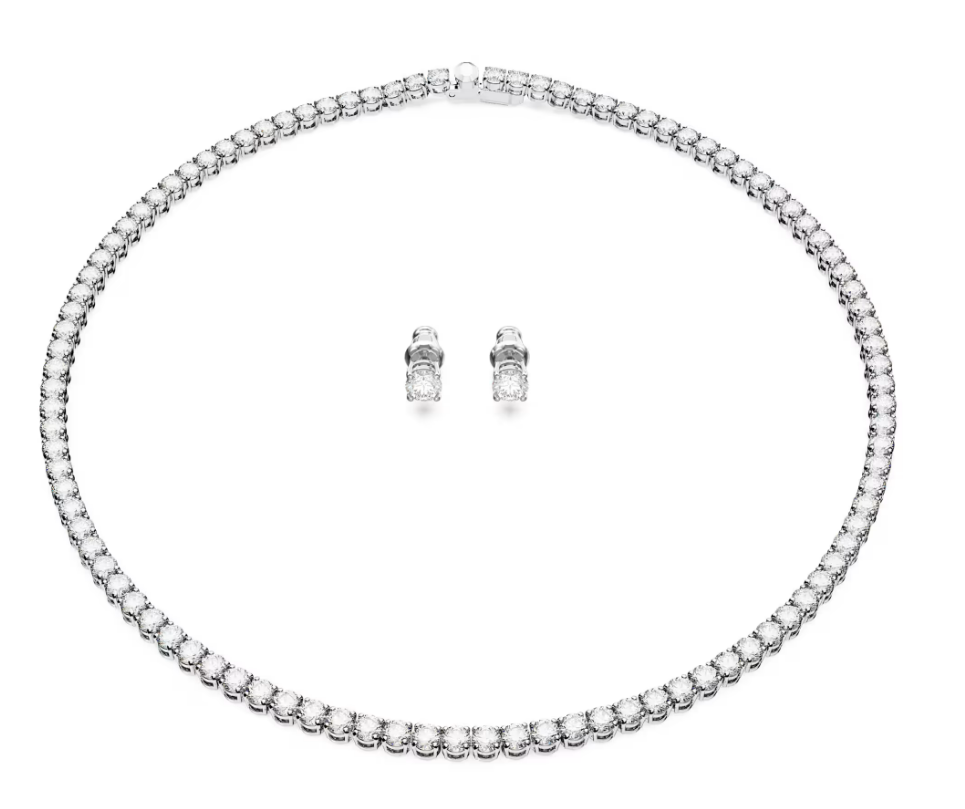 Swar*vski - Matrix Tennis set - Round Cut - Necklace - 5681796