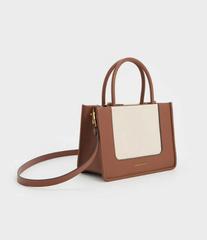Charles & Ke*th - Mini Daylla Canvas Tote Bag - Tan