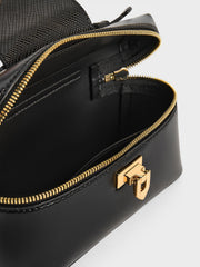 Charles & Ke*th - Arwen Top Handle Vanity Bag - Black