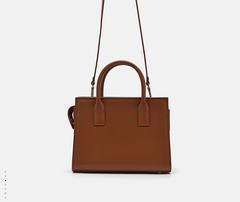 PEDR*  - Studio Bella Leather Handbag in Pixel - Brown (AD-SEP)