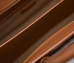 PEDR*  - Studio Bella Leather Handbag in Pixel - Brown (AD-SEP)