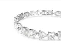 Swar*vski - Mesmera bracelet Mixed cuts, White, Rhodium plated - 5731959
