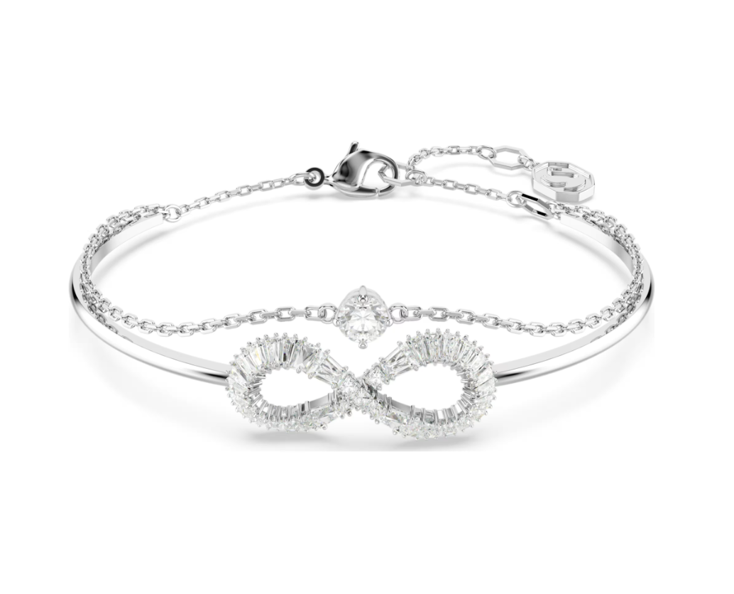 Swar*vski - Hyperbola bangle Infinity, White, Rhodium plated - 5684049