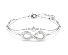 Swar*vski - Hyperbola bangle Infinity, White, Rhodium plated - 5684049