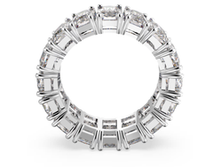 Swar*vski - Matrix Vittore ring Rectangular cut, White, Rhodium plated - 5562129
