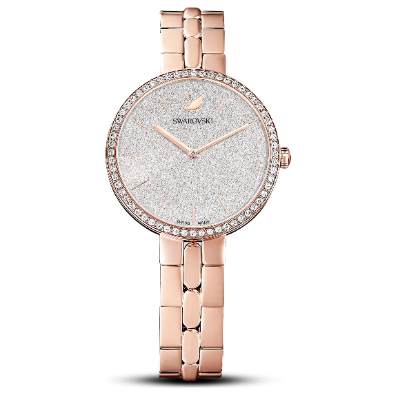 Swar*vski - Cosmopolitan watch Swiss Made, Metal bracelet, Rose gold tone, Rose gold-tone finish - 5517803