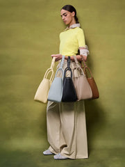 Charles & Ke*th -  Mini Lyla Tubular Tote Bag - Black