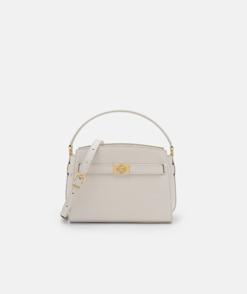 PEDR*  Belted Canvas Handbag - Chalk