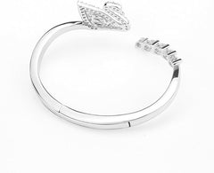 Swar*vski - Swan Lake Rhodium Bangle - 5231330
