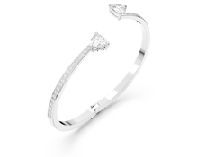 Swar*vski - Mesmera bangle Heart, White, Rhodium plated - 5518814