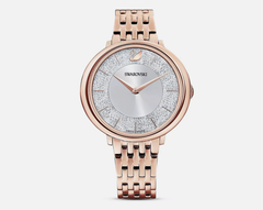 Swar*vski - Crystalline Chic Rose Gold Tone Stainless Steel Women's Watch - 5544590