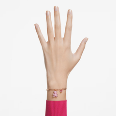 Swar*vski - Teddy bracelet Bear, Pink, Rose gold-tone plated - 5642978