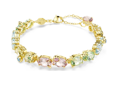 Swar*vski - Gema bracelet Mixed cuts, Multicolored, Gold-tone plated - 5705808