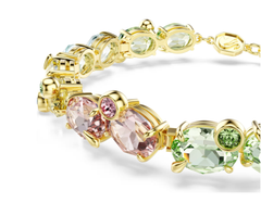 Swar*vski - Gema bracelet Mixed cuts, Multicolored, Gold-tone plated - 5705808