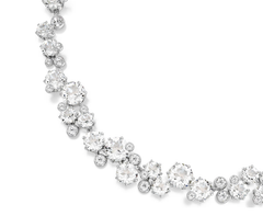 Swar*vski - Constella necklace Round cut, White, Rhodium plated - 5722472
