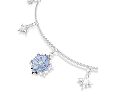 Swar*vski - Magic bracelet Snowflake, Blue, Rhodium plated - 5734244