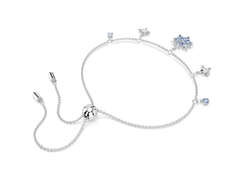 Swar*vski - Magic bracelet Snowflake, Blue, Rhodium plated - 5734244