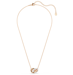 Swar*vski - Dextera pendant Round cut, White, Rose gold-tone plated - 5738200