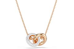 Swar*vski - Dextera pendant Round cut, White, Rose gold-tone plated - 5738200