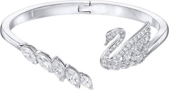 Swar*vski - Swan Lake Rhodium Bangle - 5231330